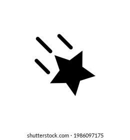 Icono de estrella, logotipo aislado en fondo blanco