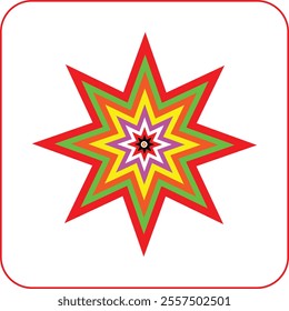 Star icon logo silhouette vector art style design 