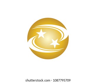 Star icon logo template