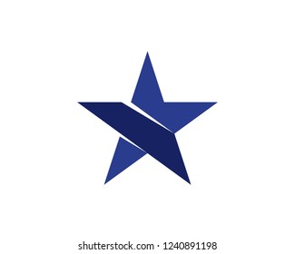 Star icon logo template