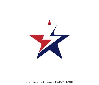 Star icon logo template