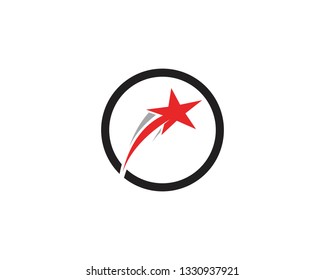 Star icon logo template