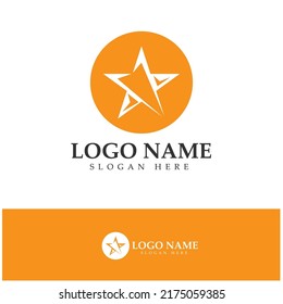 Star icon logo Template vector illustration design