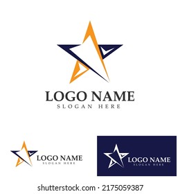 Star icon logo Template vector illustration design