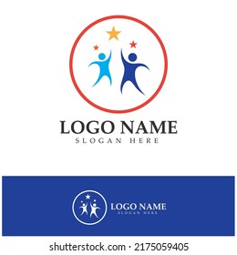 Diseño de ilustración de vector de plantilla de logotipo de icono de estrella