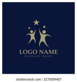 Diseño de ilustración de vector de plantilla de logotipo de icono de estrella
