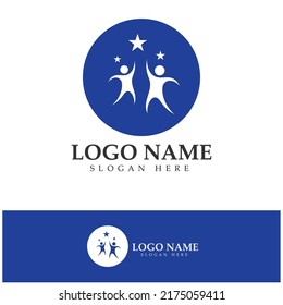 Star icon logo Template vector illustration design