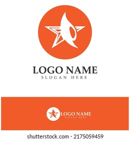 Sternzeichen-Logo Vorlage Vektorgrafik-Design