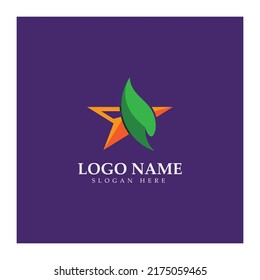 Sternzeichen-Logo Vorlage Vektorgrafik-Design