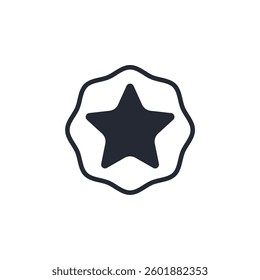 star icon logo vector illustration. star symbol template for graphic and web design collection