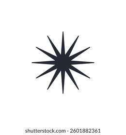 star icon logo vector illustration. star symbol template for graphic and web design collection