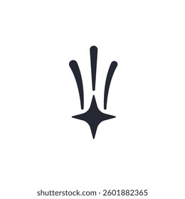 star icon logo vector illustration. star symbol template for graphic and web design collection