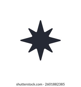 star icon logo vector illustration. star symbol template for graphic and web design collection