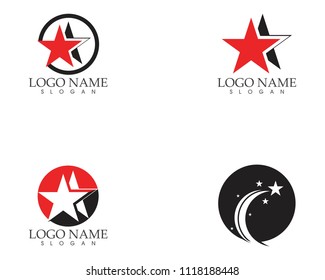 Star icon logo vector template