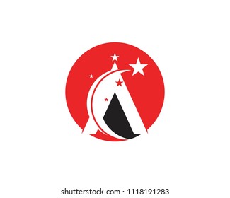Star icon logo vector template