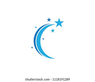 Star icon logo vector template