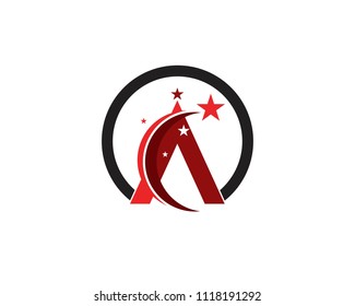 Star icon logo vector template