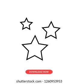 Star icon modern vector style