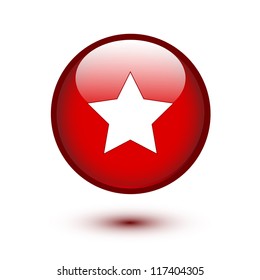 Star icon on red button