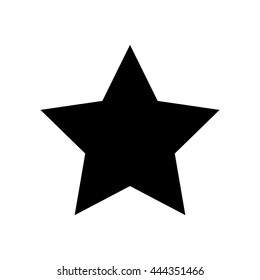 Star icon on white