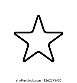 star icon on white background editable eps10