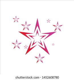 Star Icon on a White Background