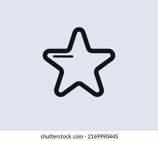 icono de estrella en fondo blanco