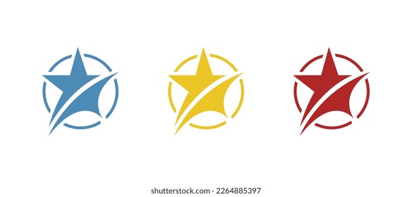 star icon on a white background, vector illustration