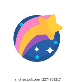 star icon on a white background, vector illustration