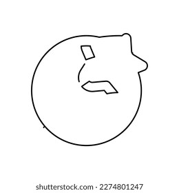 star icon on a white background, vector illustration