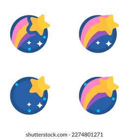 star icon on a white background, vector illustration
