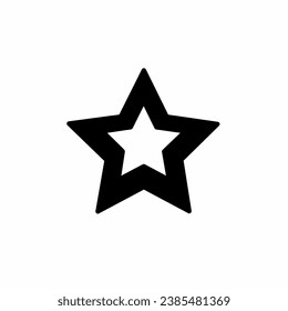 icono de estrella en fondo blanco