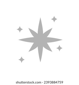 star icon on a white background, vector illustration