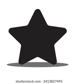 Star icon on white background
