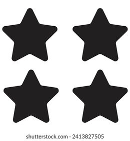  Star icon on white background