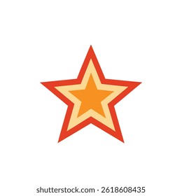 Star icon on white background