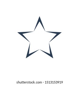 Star Icon Premium Icon Flat Line Vector Illustration