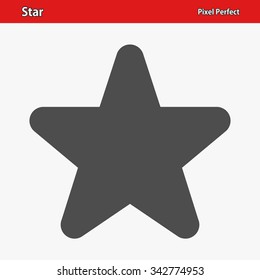 Star Icon. Professional, pixel perfect icons optimized for both large and small resolutions. EPS 8 format.