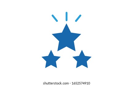 imagen vectorial de la marca de clasificación de icono estrella