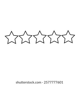 star icon, rating star icon, star vector sign symbol. Star vector icon in modern design style for web site and mobile app. Vector illustration. 