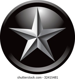 star icon in round silver frame