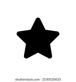 Star icon in rounded corner. Twinkle sign symbol