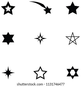 Star Icon Set Stock Vector (Royalty Free) 1131746477 | Shutterstock