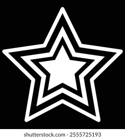 Star Icon set. Classic rank isolated. Rating icon vector. Favourite star icon. 