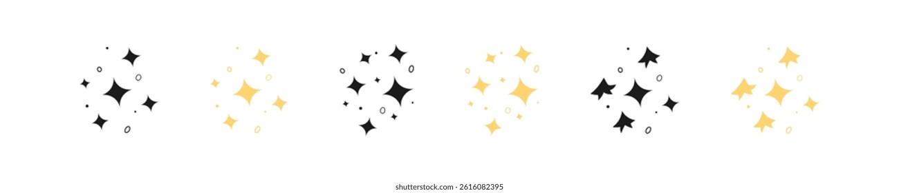 Star icon. Set icon gold stars. Star icon. Constellation. Simple stars in vector design style