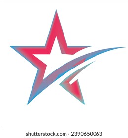 star icon set isolated on a white background. shining stars emoji. realistic star icon graphic. customer rating feedback concept from the client about employee of website. star vector image