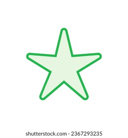 Juego de iconos de estrella. vector de icono de clasificación. icono de estrella favorita