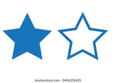 Star Icon set. rating icon vector. favourite star icon