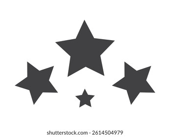 star icon set vector art
