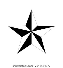 Starsymbol-Set. Vektorgrafik.
